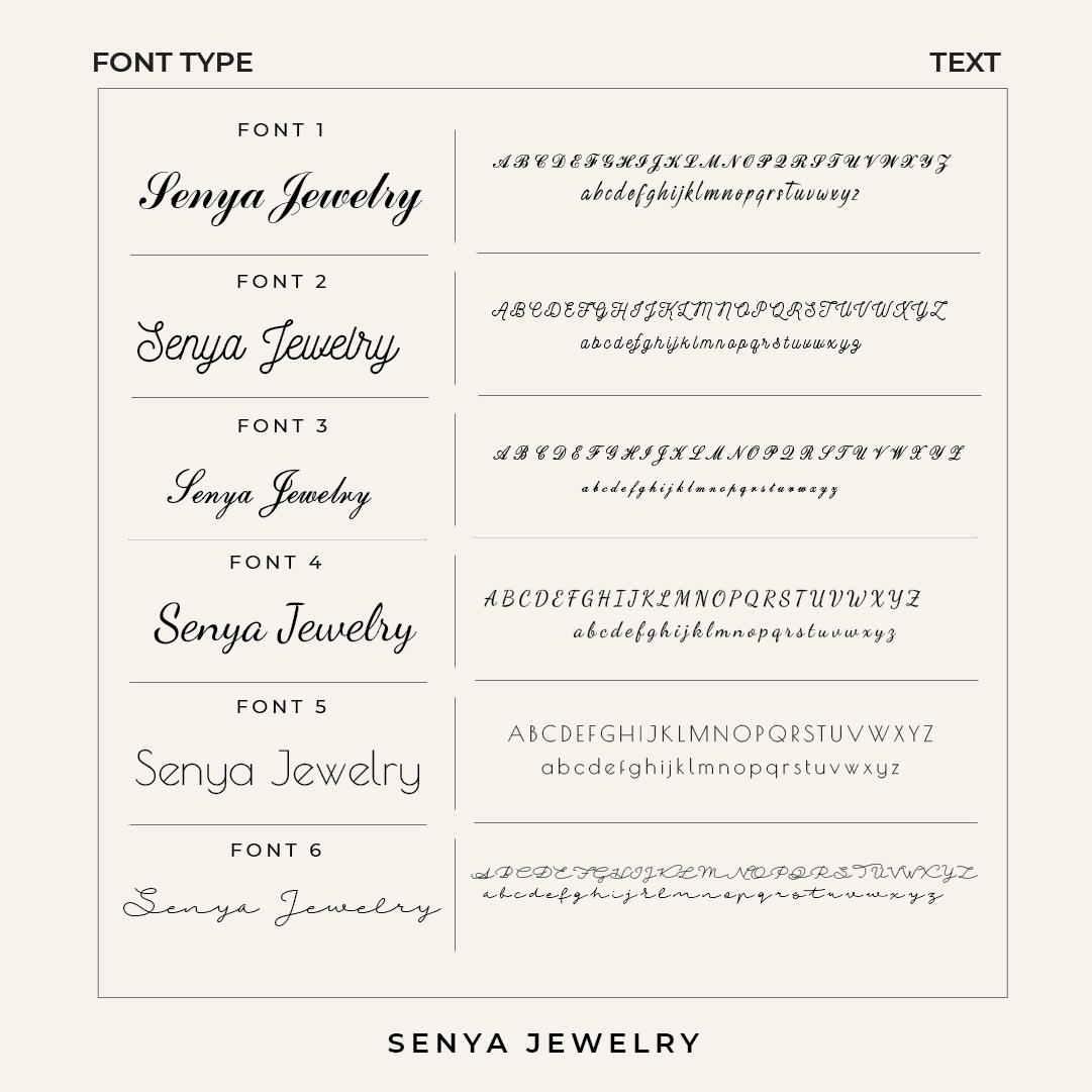 Charming Custom Necklace Senya