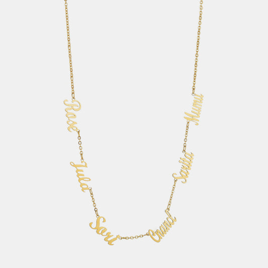 Custom Name Necklace,
Personalized Name Necklace,
Name Necklace,
Personalized Necklace with Name,
Engraved Name Necklace,
Name Pendant Necklace,
Stainless Steel Name Necklace,
Gold Plated Name Necklace,
Dainty Name Necklace,
Delicate Name Necklace,
Bold Name Necklace,
Chunky Name Necklace,
Minimalist Name Necklace,
Layering Name Necklace,
Script Name Necklace,
Block Letter Name Necklace,
Cursive Name Necklace,
Personalized Gift,
Meaningful Necklace,
Unique Necklace,
Trendy Necklace,
Everyday Necklace,
Adjus