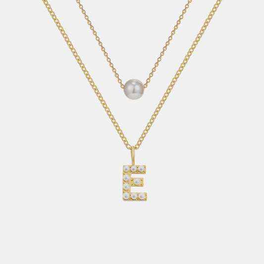 Pearl Necklace and Initial Necklace Bundle, Pearl and Initial Necklace Set, Pearl and Name Necklace Set, Personalized Pearl and Initial Necklace, Matching Pearl and Initial Necklace, Dainty Pearl and Initial Necklace Bundle, Delicate Pearl and Initial Necklace Bundle, Minimalist Pearl and Initial Necklace Bundle, Layering Pearl and Initial Necklace Bundle, Matching Pearl and Initial Necklace Set, Pearl necklace and initial necklace for women, Pearl necklace and initial necklace for girls, Best pearl necklac