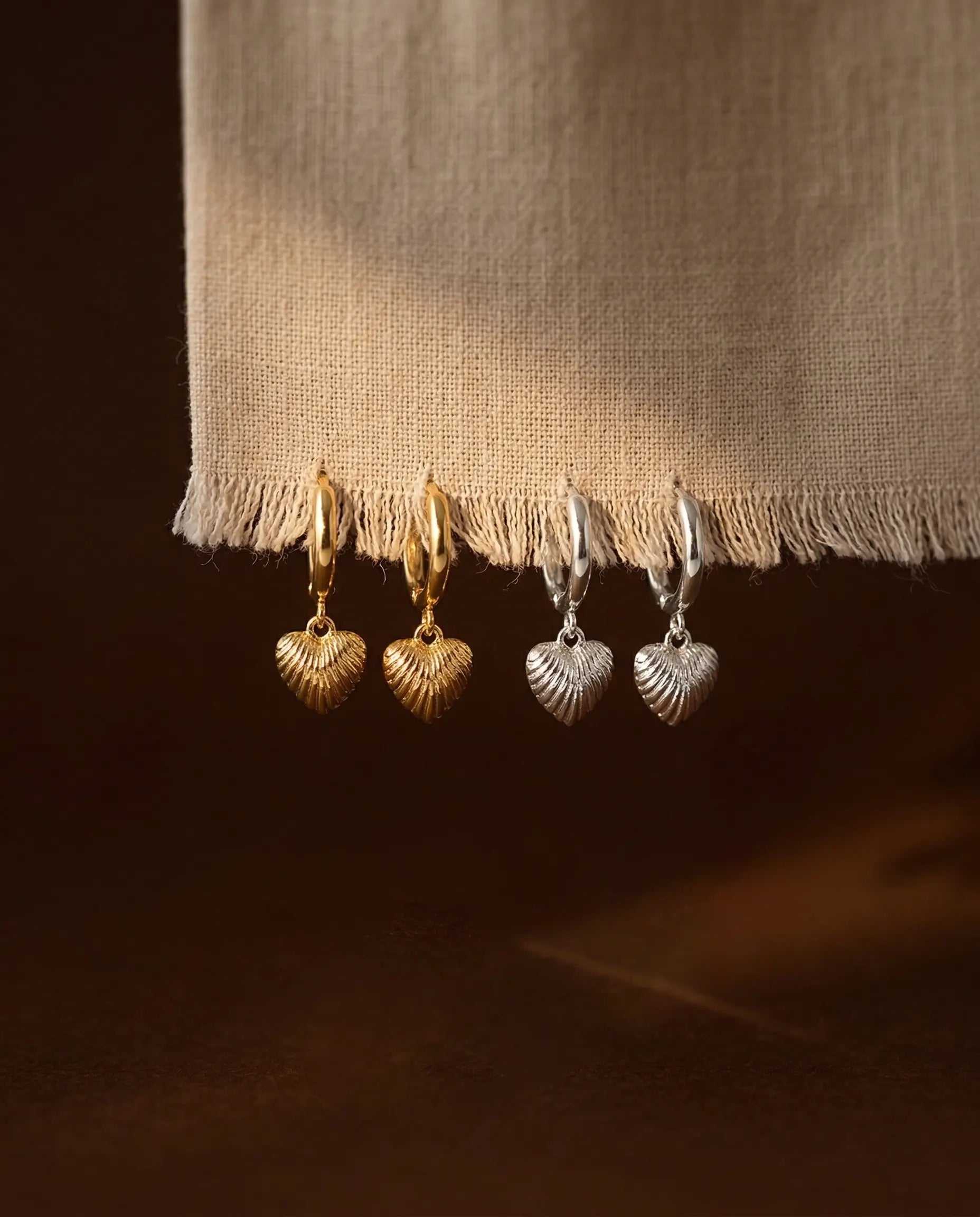 anti-tarnish-925-silver-simone-earrings-detail, radiant-polished-heart-shimmer-jewelry, jewelry-for-sensitive-ears-sterling-silver, upscale-jewelry-brand-denmark, modern-classic-heart-design