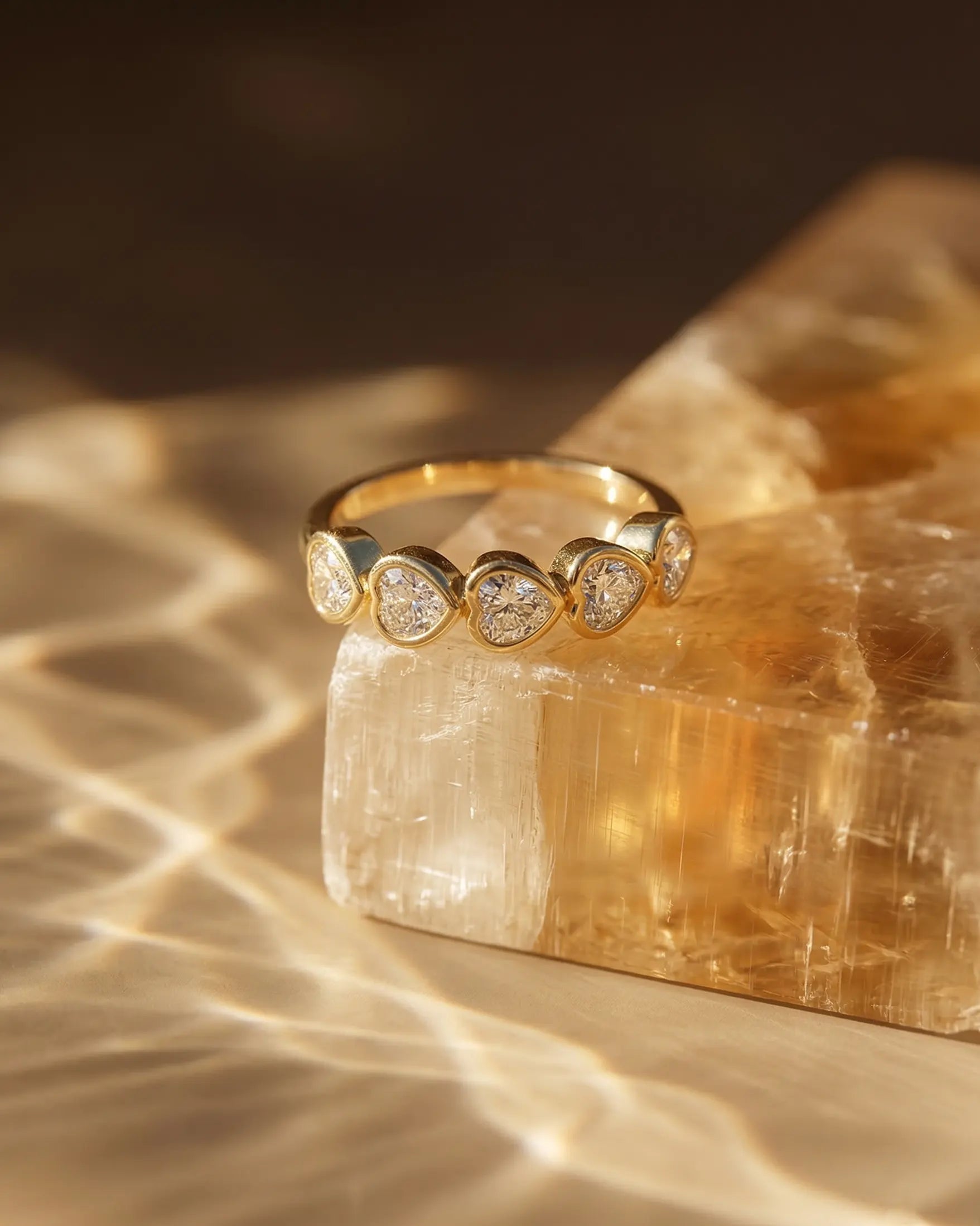 anti-tarnish-gold-vermeil-siena-ring-detail, radiant-baguette-cut-shimmer-jewelry, jewelry-for-sensitive-skin-sterling-silver, upscale-jewelry-brand-denmark, modern-classic-geometric-design