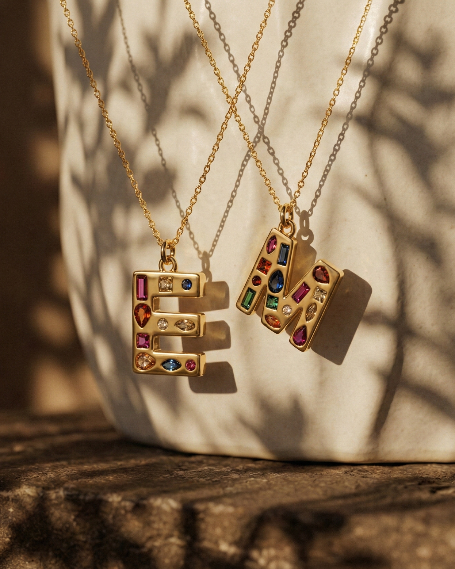 crystal-initial-necklace-gold-pvd-stainless-steel, colorful-alphabet-pendant-jewelry, luxury-personalized-necklace-aesthetic, waterproof-gold-letter-necklace-europe, senya-jewelry-initial-collection