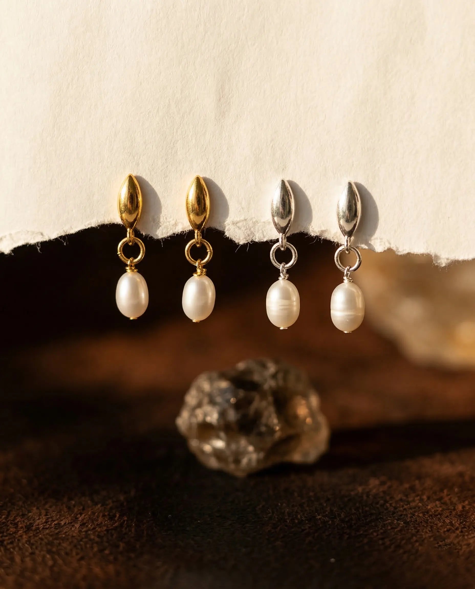 petal-pearl-drop-earrings-925-sterling-silver-18k-gold-plating, elegant-minimalist-botanical-jewelry-luxury, high-quality-hypoallergenic-tarnish-free-pearl-drops, senya-jewelry-best-seller-petal