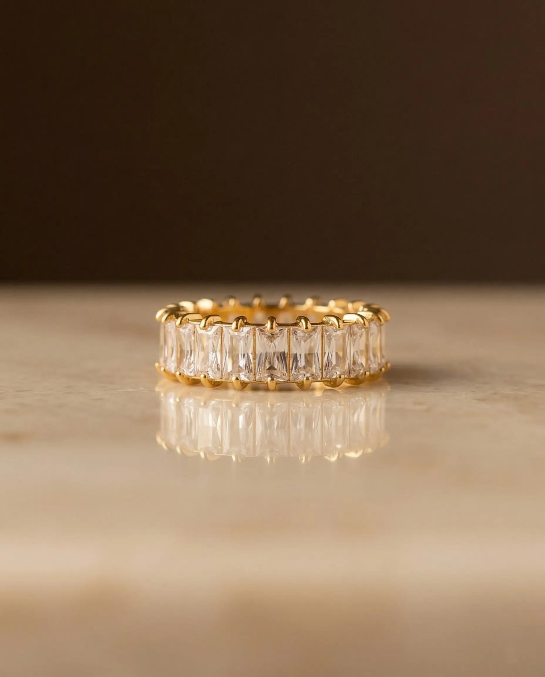 premium-quality-laylin-baguette-ring_durable-gold-plating-detail-europe_anniversary-gift-gold-eternity-band_refined-minimalist-jewelry-aesthetic_sustainable-steel-jewelry-brand-europe