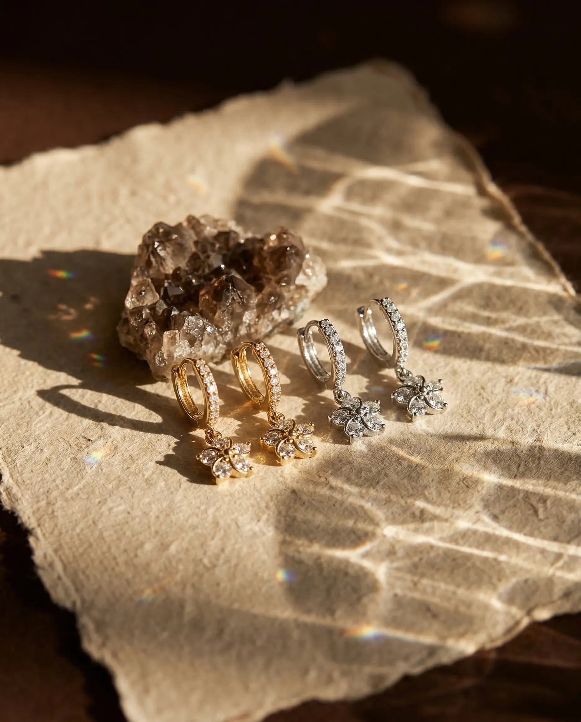 premium-quality-marie-shimmering-crystal-gold-earrings, sterling-silver-detail-europe, anniversary-gift-sparkling-celestial-jewelry, refined-minimalist-luxe-aesthetic, sustainable-silver-jewelry-brand-europe
