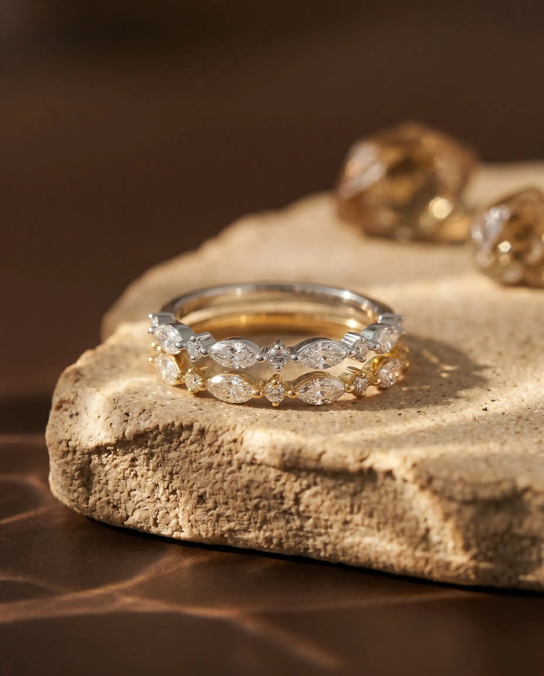 prism-alternating-marquise-eternity-ring-925-sterling-silver-gold-plating, elegant-minimalist-stacking-jewelry-luxury, high-quality-waterproof-tarnish-free-crystal-ring, senya-jewelry-best-seller-prism