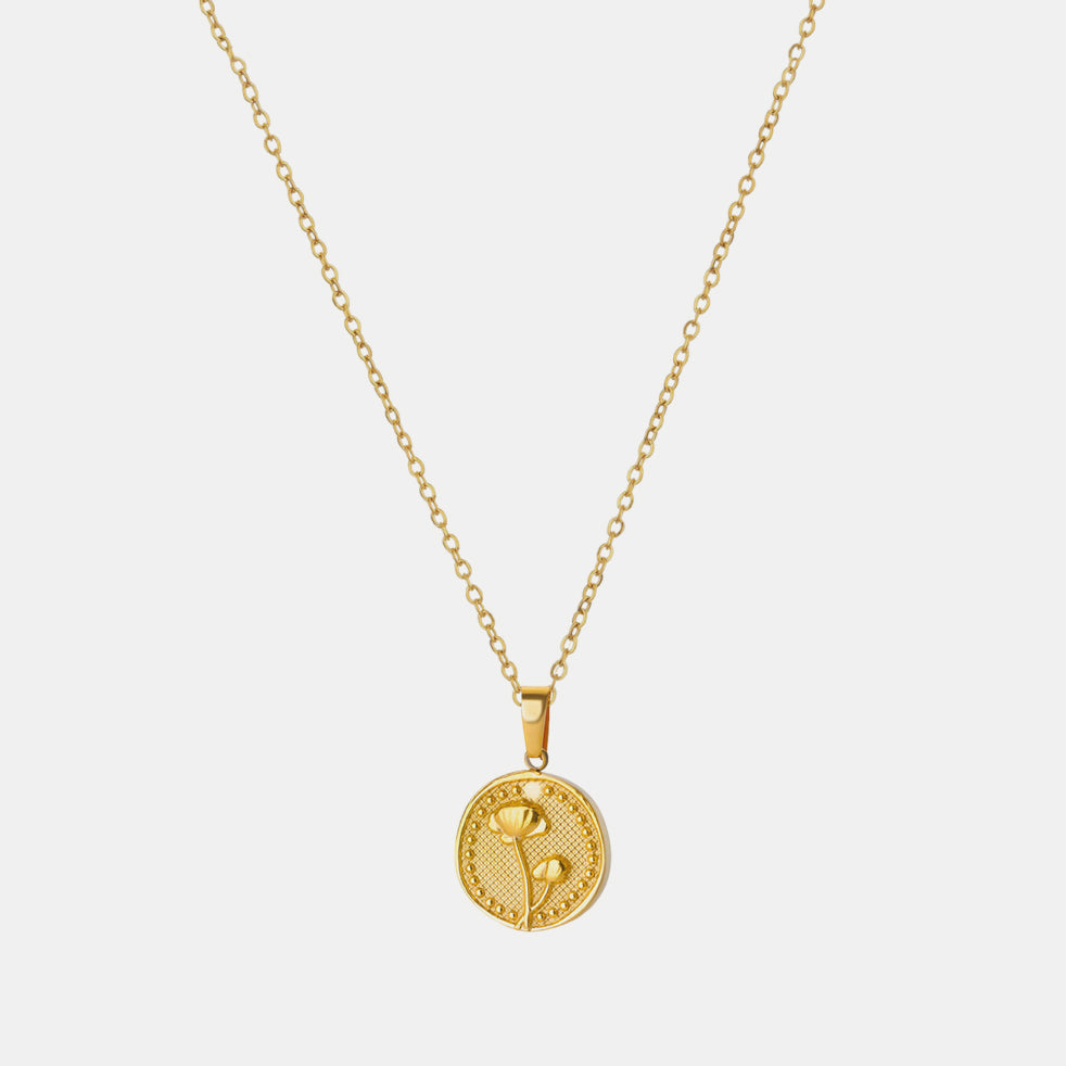 Flower Month Necklace, Birth Flower Necklace, Birth Month Flower Necklace, Gold Flower Month Necklace, Stainless Steel Flower Month Necklace, Dainty Flower Month Necklace, Delicate Flower Month Necklace, Minimalist Flower Month Necklace, Boho Flower Month Necklace, Vintage Flower Month Necklace, Meaningful Jewelry, Birth Month Jewelry, Flower Month Necklace for Mom, Flower Month Necklace for Daughter, Best Flower Month Necklace Gifts, Unique Flower Month Necklace Designs, Flower Month Necklace for Women,