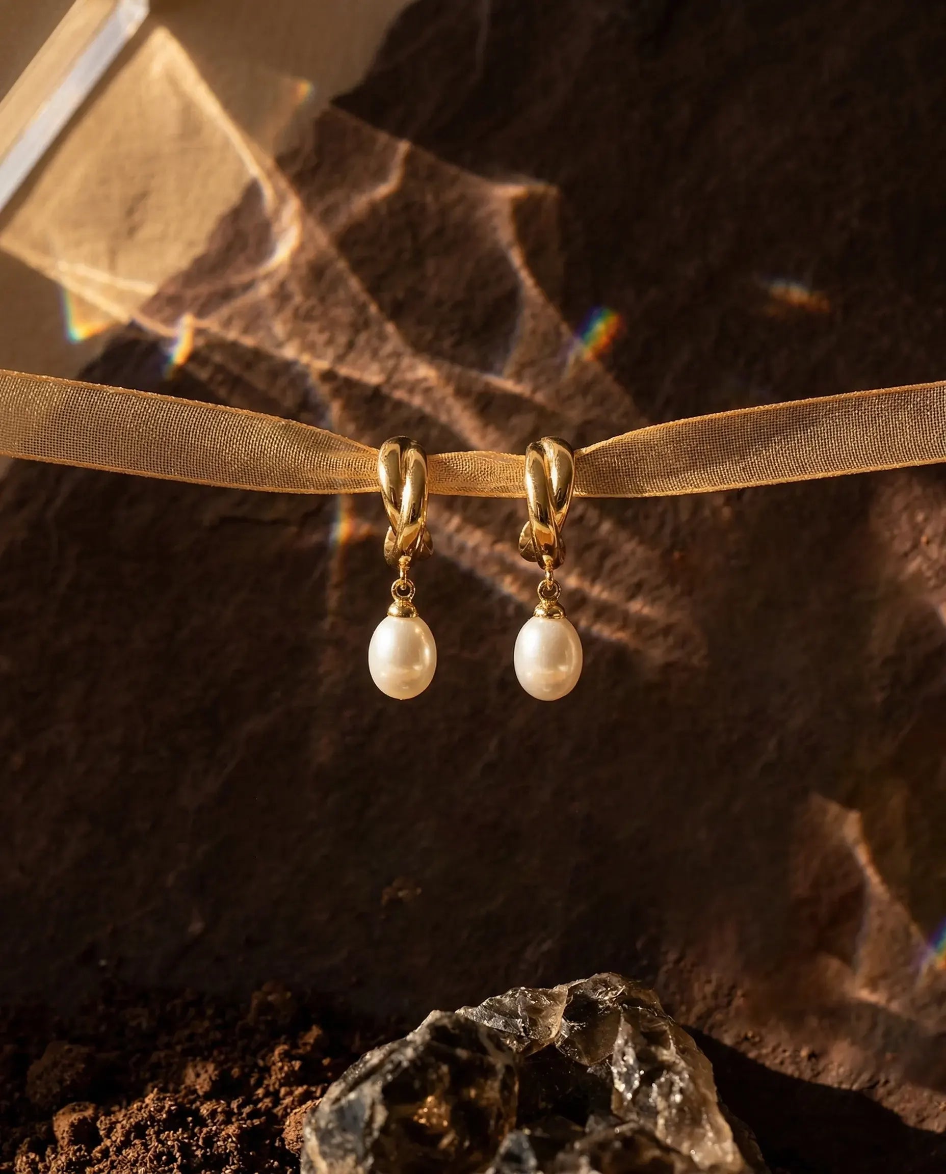 versatile-daily-wear-gold-capri-pearl-earrings, effortless-allure-jewelry-style, minimalist-accessories-for-refined-look, classy-925-silver-pearl-lifestyle, senya-jewelry-capri-collection