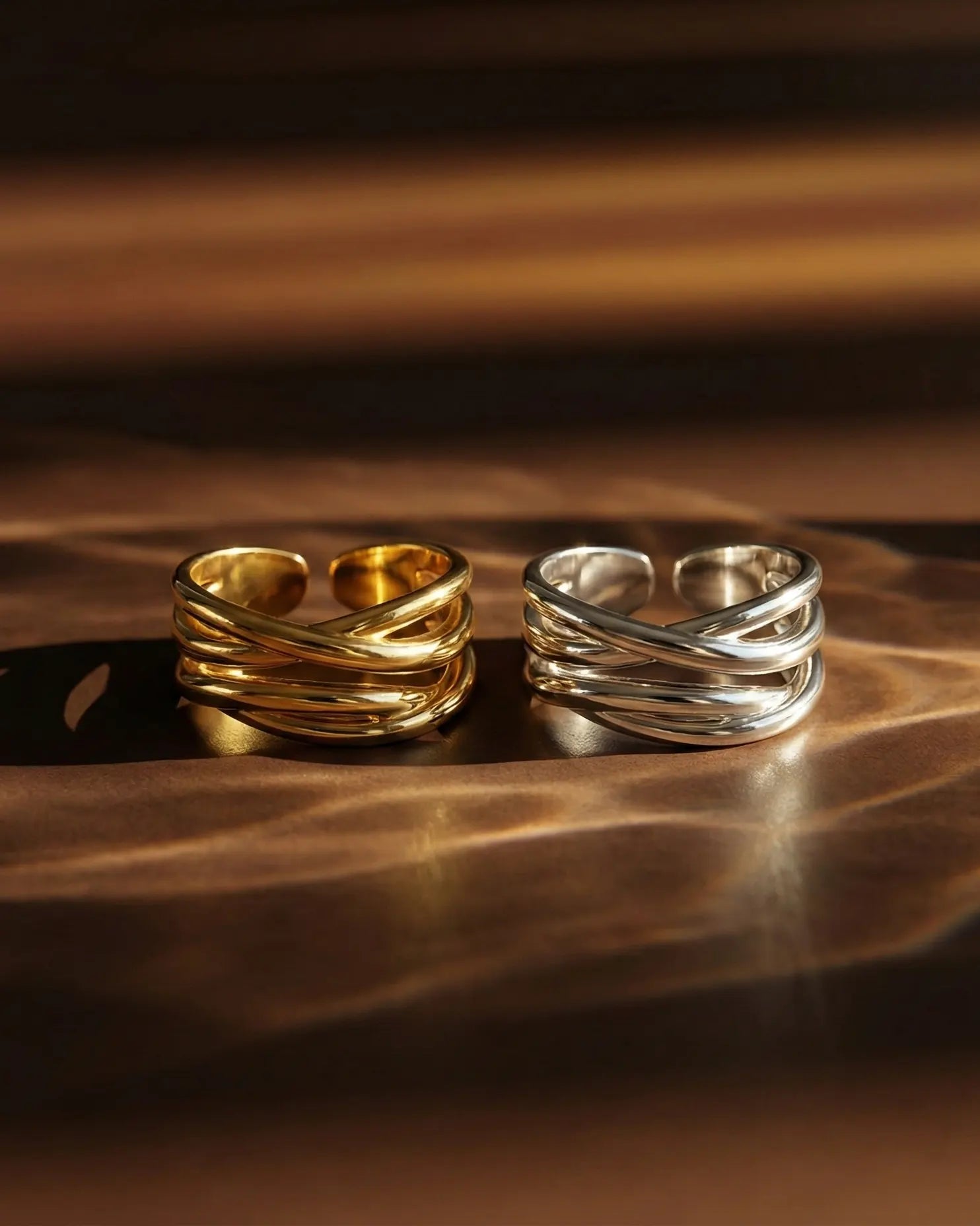 zaria-crossover-adjustable-ring-gold-silver, 925-sterling-silver-waterproof-jewelry, minimalist-statement-rings-stack, high-quality-gold-plated-ring-europe, senya-jewelry-luxury-adjustable-ring