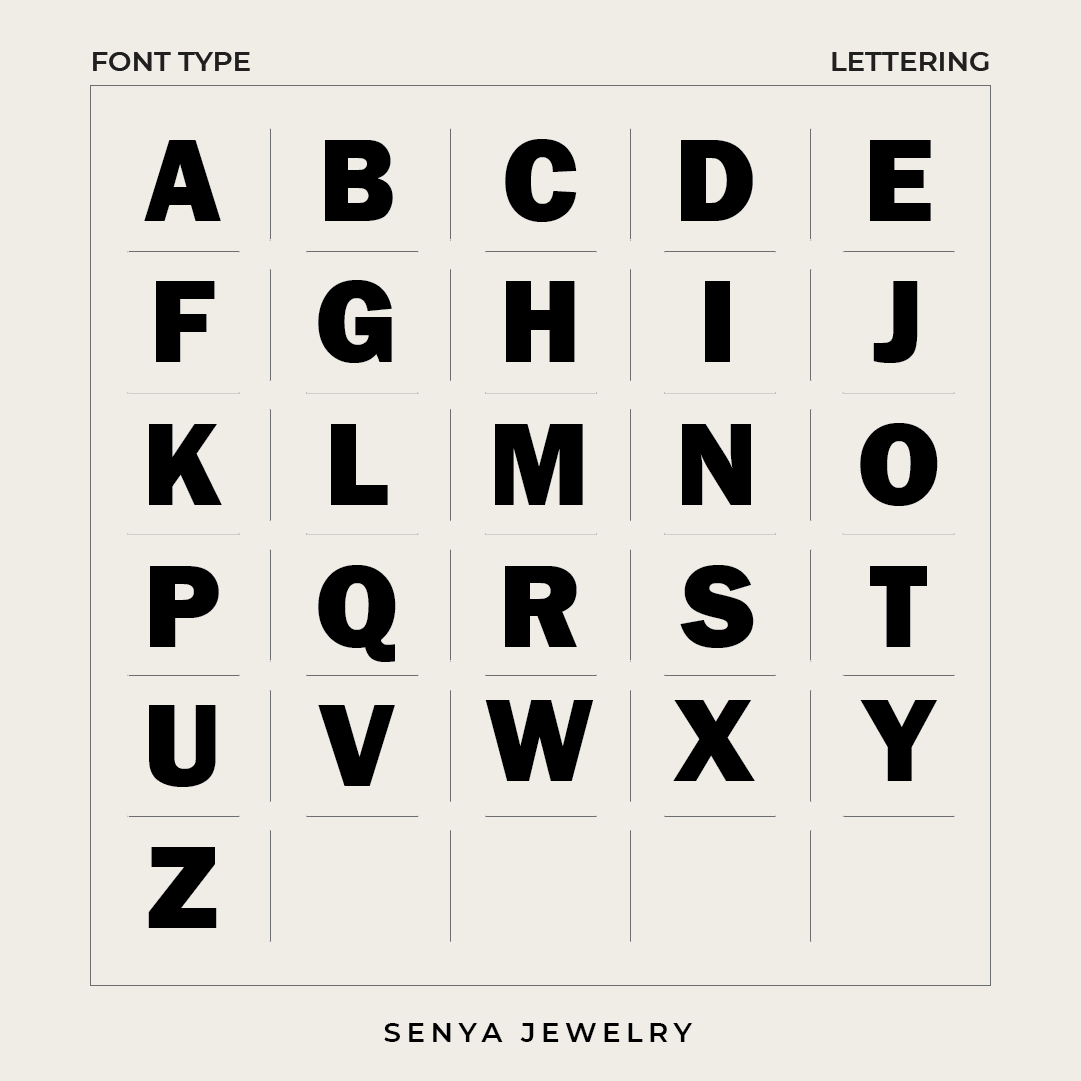 Faye Ribbed Initial Necklace Senya