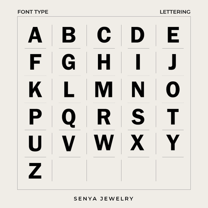 Atlanta Initial Necklace Senya