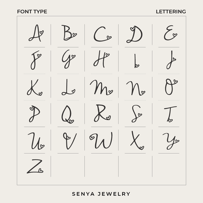 Zahara Initial Necklace Senya