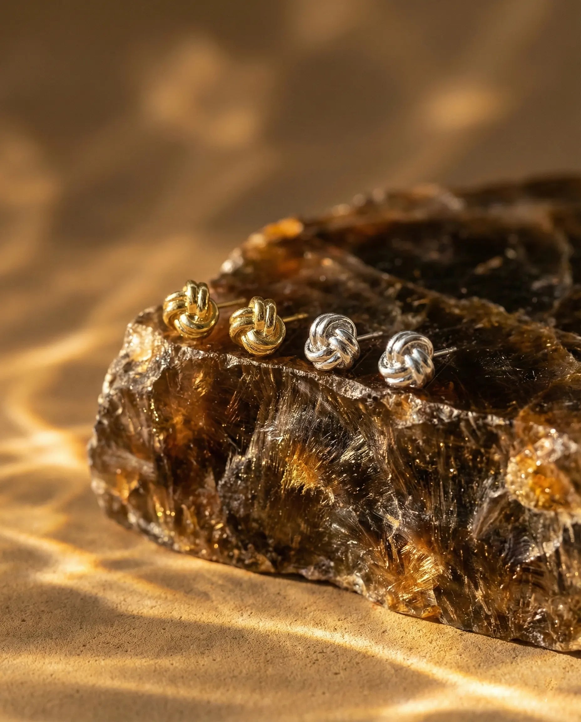 Marine Knot Stud Earrings