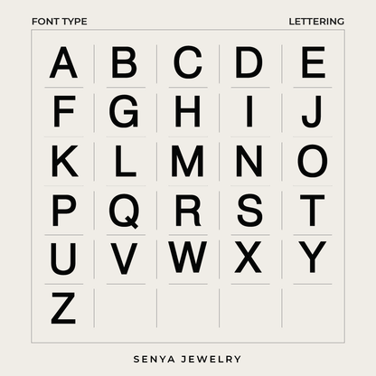 Darling Initial Necklace Set Senya