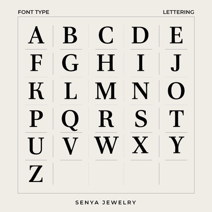 Ciara Initial & Birthstone Necklace Senya