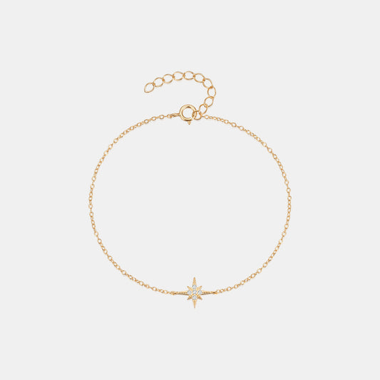 what to wear with a star zircon bracelet, perfect star zircon bracelet gift, meaning of a star zircon bracelet , hypoallergenic star zircon bracelet , birthstone star bracelet ,