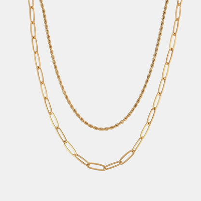 Two Chain Bundle, Women's Chain Bundle , Matching Chain Bundle, Layering Chain Bundle, Versatile Chain Bundle, Affordable Chain Bundle, Women's two chain set, How to layer two chain necklaces, Two chain bundle gift ideas, Matching chain sets for couples, Custom two chain bundle, Two chain bundle under $100, Two chain bundle for layering, Layering Chain Bundle , Gold and Silver Chain Bundle, Stackable Chain Bundle ,