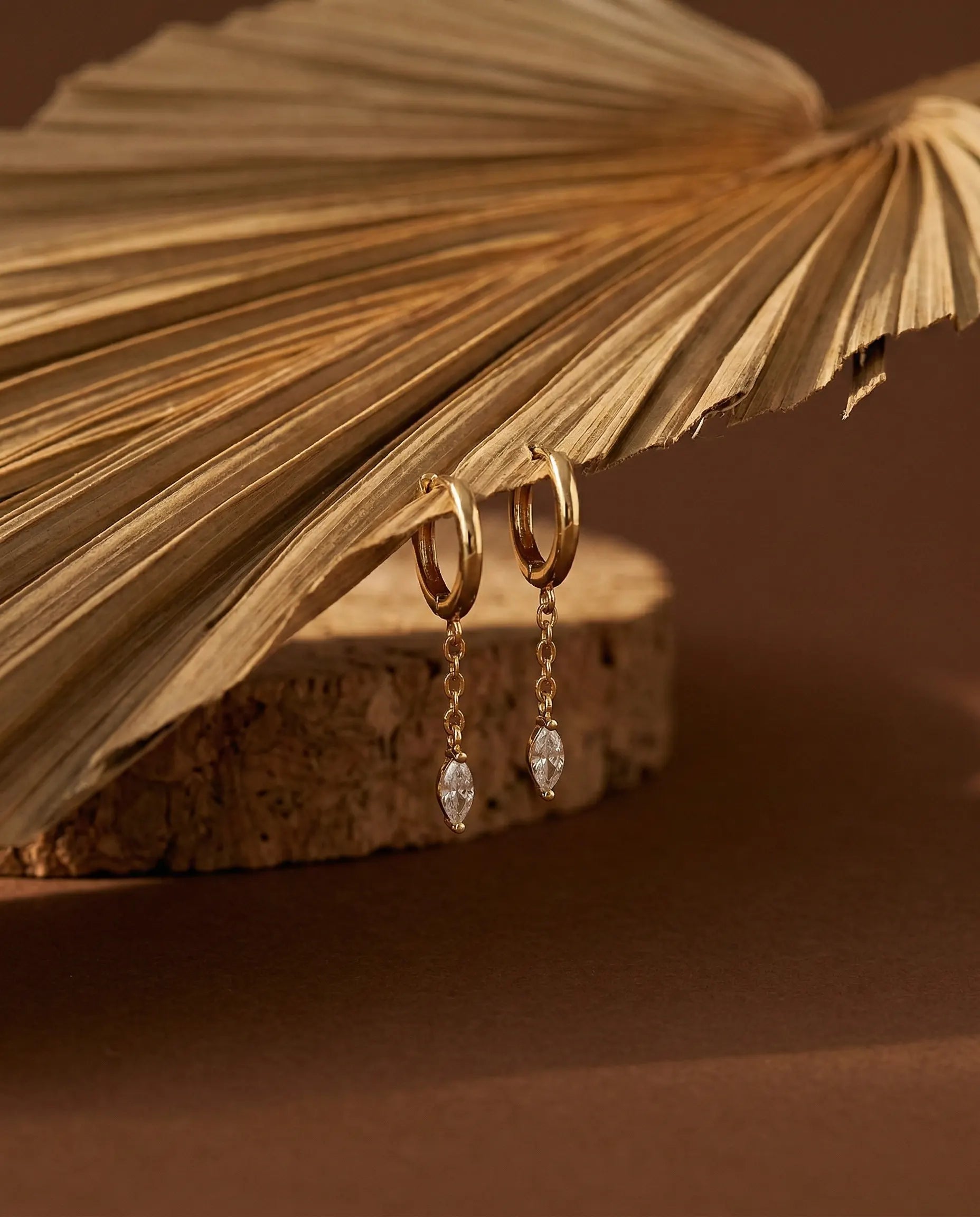 anti-tarnish-gold-marquise-drop-earrings-detail, vintage-glamour-jewelry-stacking-ideas, jewelry-for-sensitive-skin-925-silver, upscale-jewelry-brand-denmark, modern-classic-marquise-design