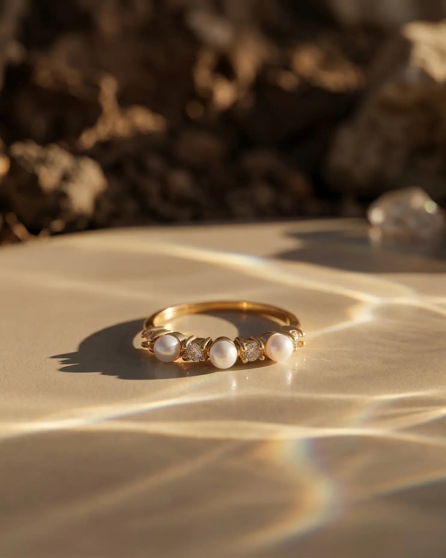 barletta-waterproof-pearl-ring-gold-plated-stainless-steel, elegant-minimalist-freshwater-pearl-jewelry-luxury, high-quality-tarnish-free-pearl-band, senya-jewelry-best-seller-barletta