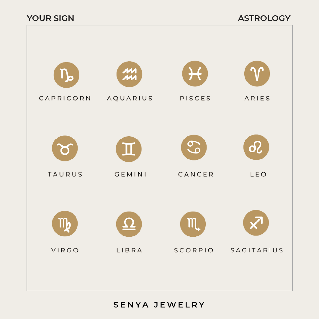 Astraea Minimalist Zodiac Necklace Senya