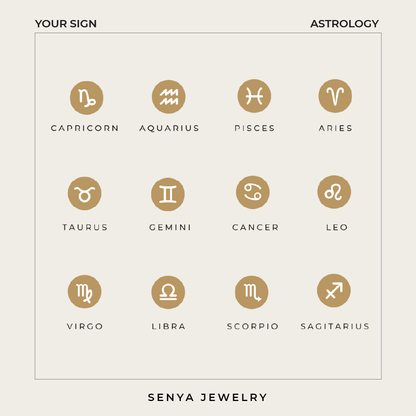 Astraea Minimalist Zodiac Necklace Senya