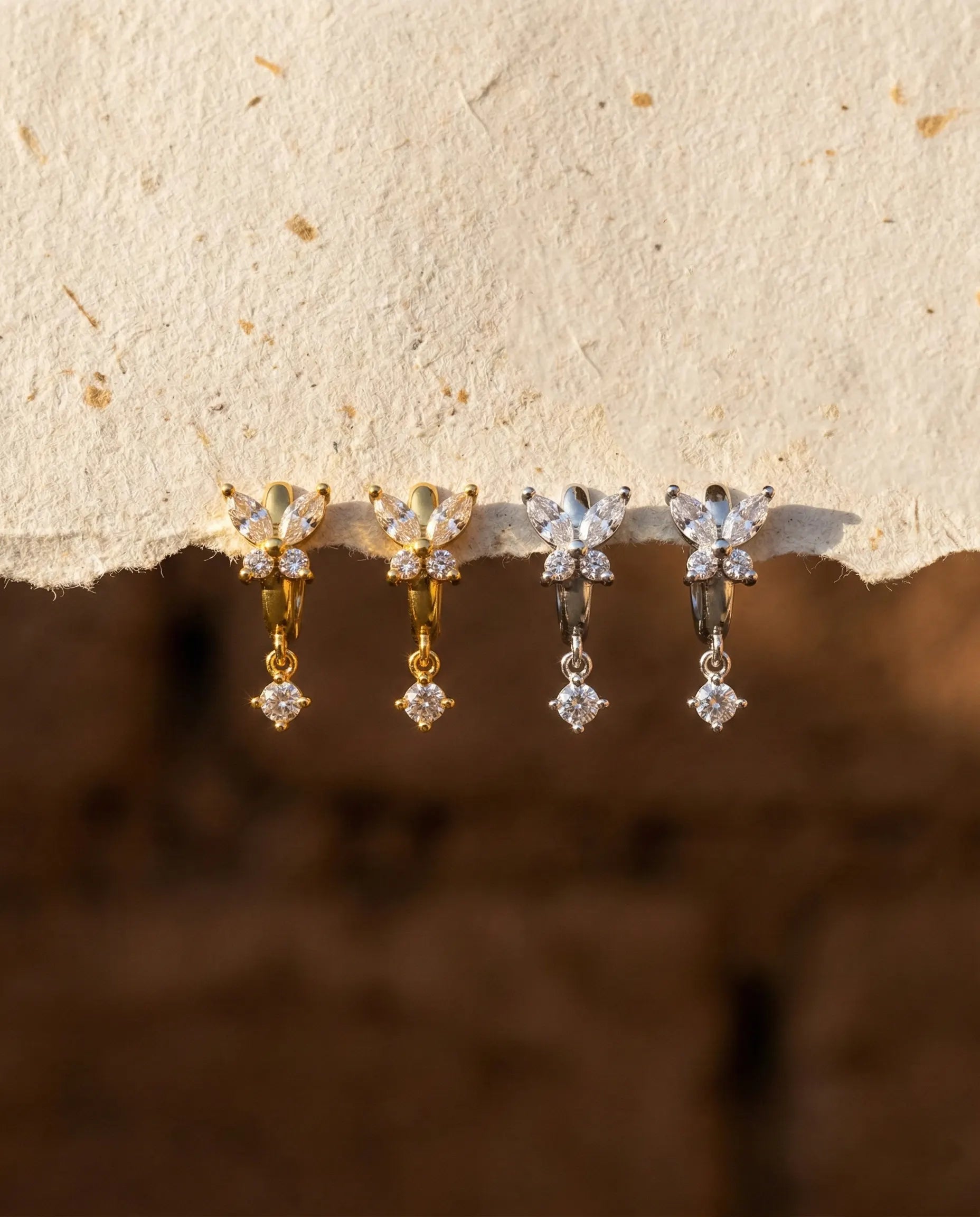 chiara-butterfly-drop-earrings-gold-silver-925-sterling, elegant-sparkling-butterfly-jewelry-luxury, high-quality-gold-plated-earrings-europe, senya-jewelry-best-seller-chiara-collection