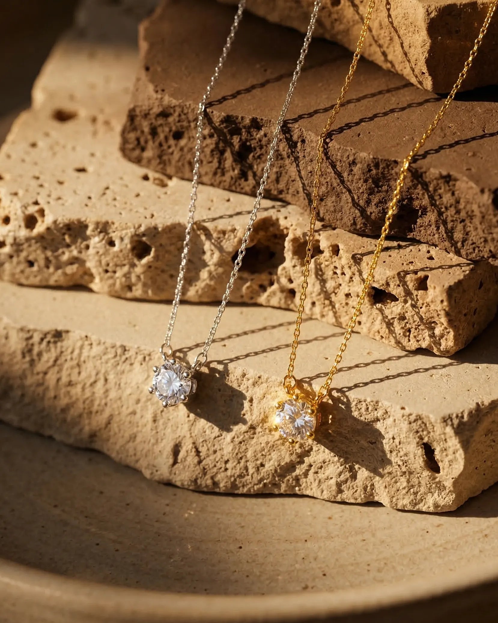 durable-925-sterling-silver-orleans-necklace-detail, sophisticated-large-crystal-solitaire-design, high-quality-18k-gold-plating-silver, anti-allergy-fine-jewelry-premium, refined-jewelry-collection-germany