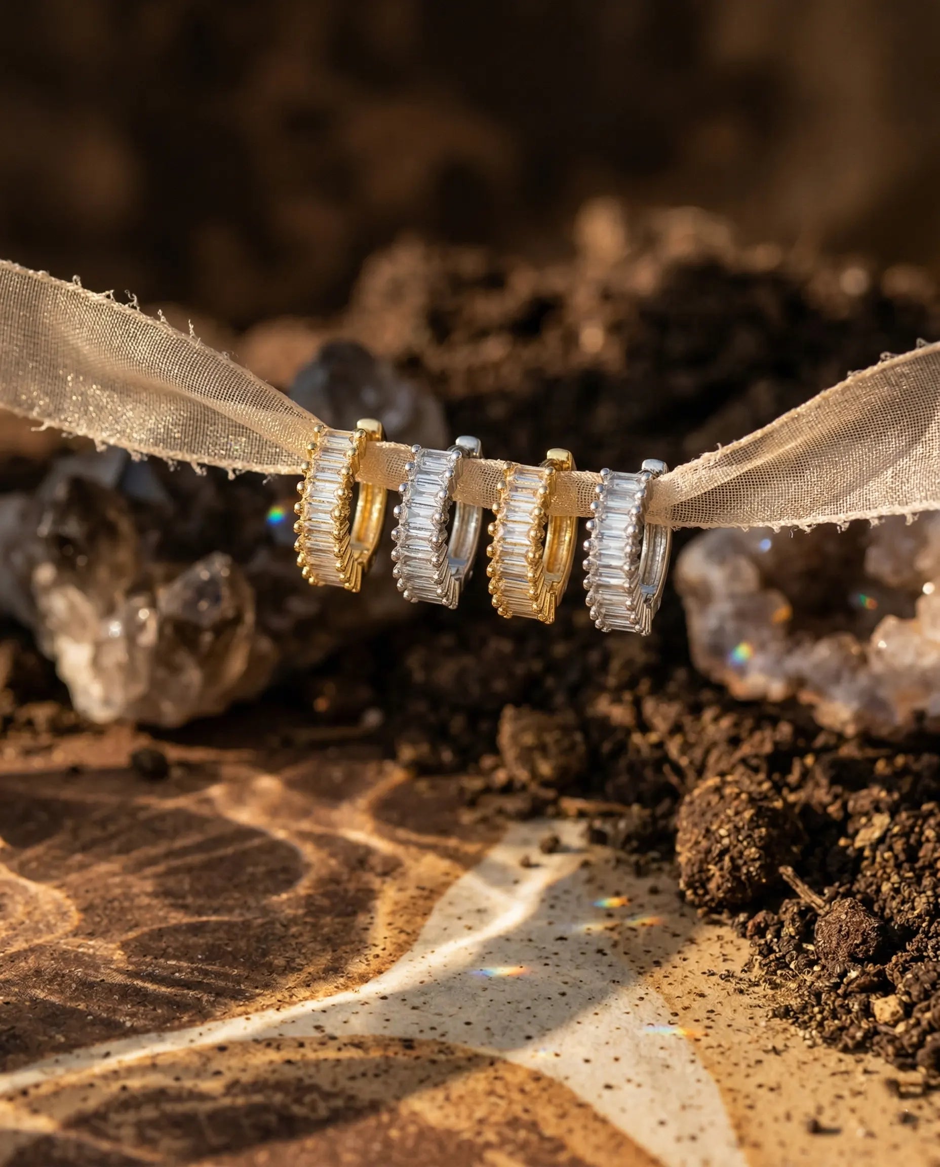 lydia-modern-baguette-zirconia-huggie-earrings-925-sterling-silver-gold-plating, elegant-minimalist-geometric-jewelry-luxury, high-quality-hypoallergenic-tarnish-free-crystal-hoops, senya-jewelry-best-seller-lydia