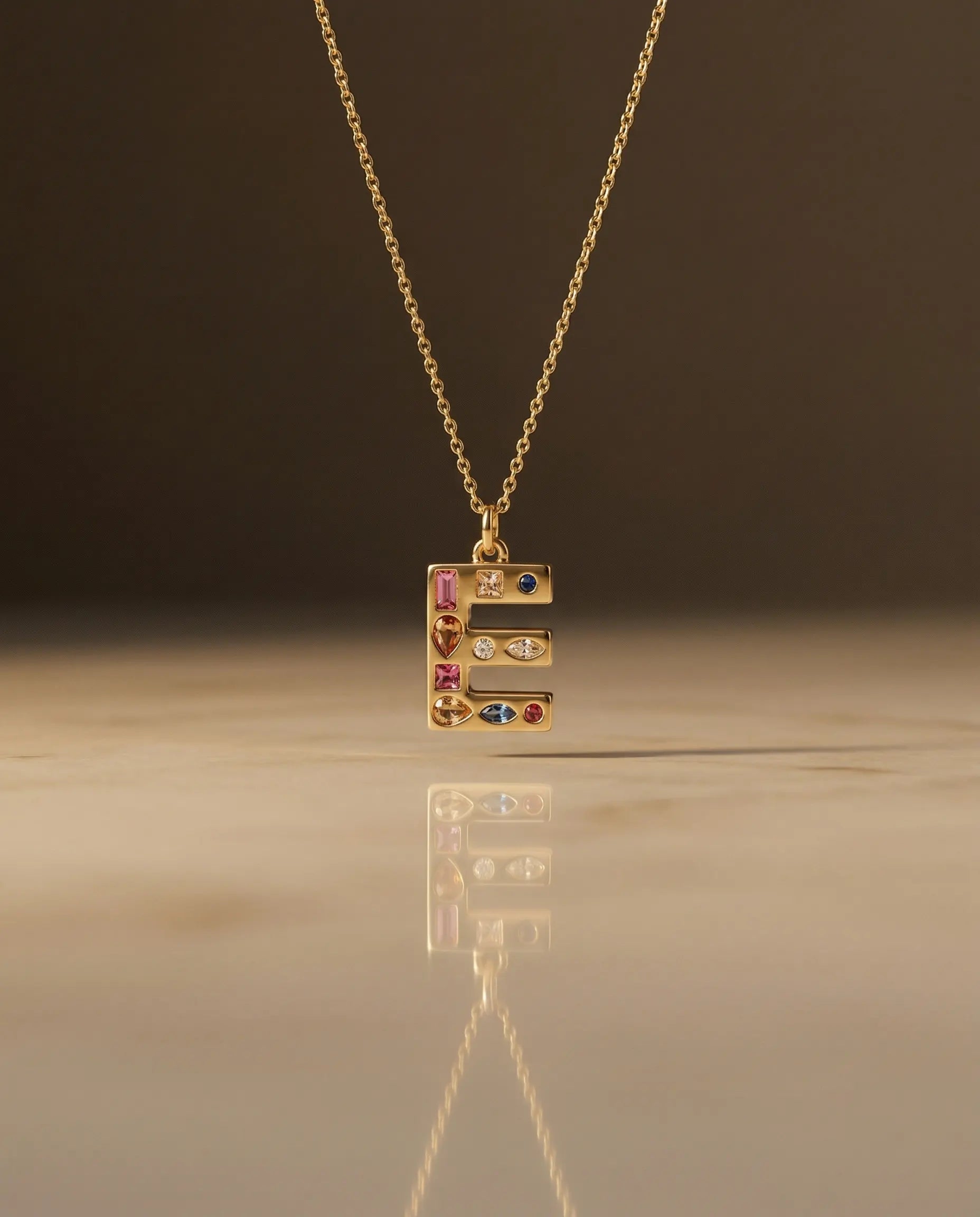 model-wearing-gold-crystal-charm-necklace-lifestyle, elegant-modern-feminine-jewelry-on-neck, professional-women-luxury-accessories, chic-solitaire-gold-styling, luxury-lifestyle-brand-model