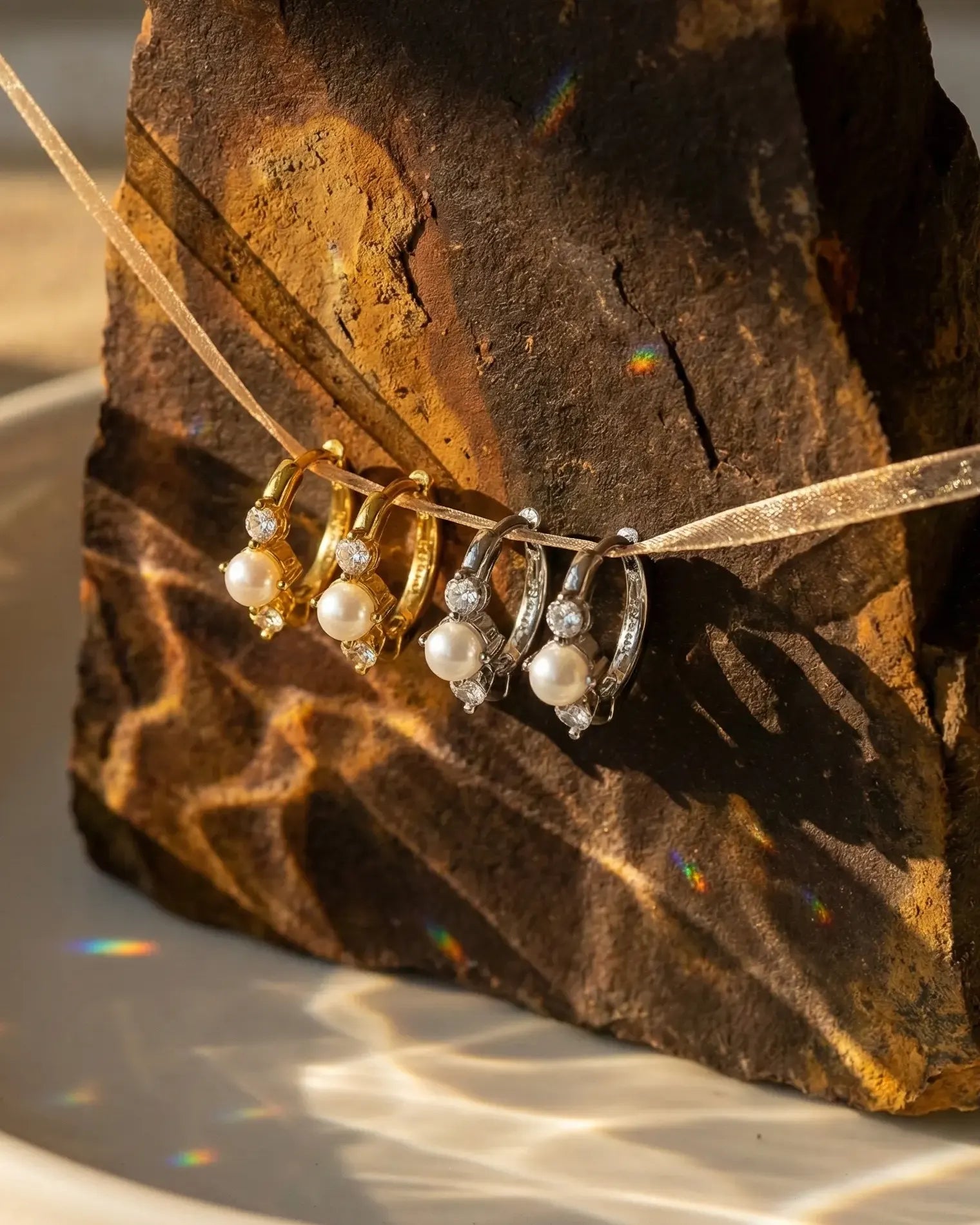 nana-pearl-zirconia-hoop-earrings-gold-silver-925-sterling, elegant-shimmering-pearl-hoops-luxury-aesthetic, high-quality-gold-plated-pearl-jewelry-europe, senya-jewelry-best-seller-nana-collection