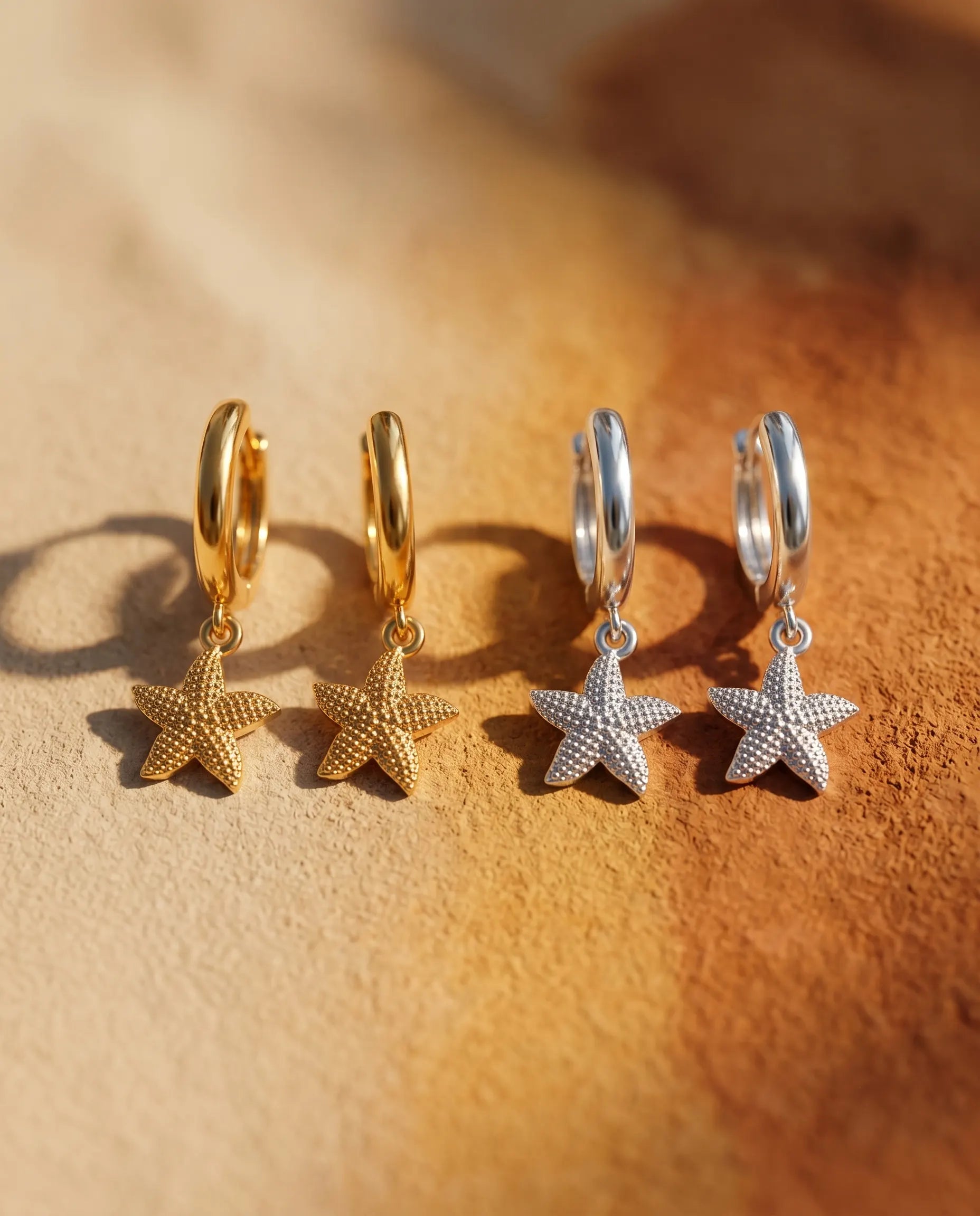 nerella-starfish-huggie-hoops-in-solid-925-sterling-silver-18k-gold-plated-minimalist-coastal-jewelry-by-senya