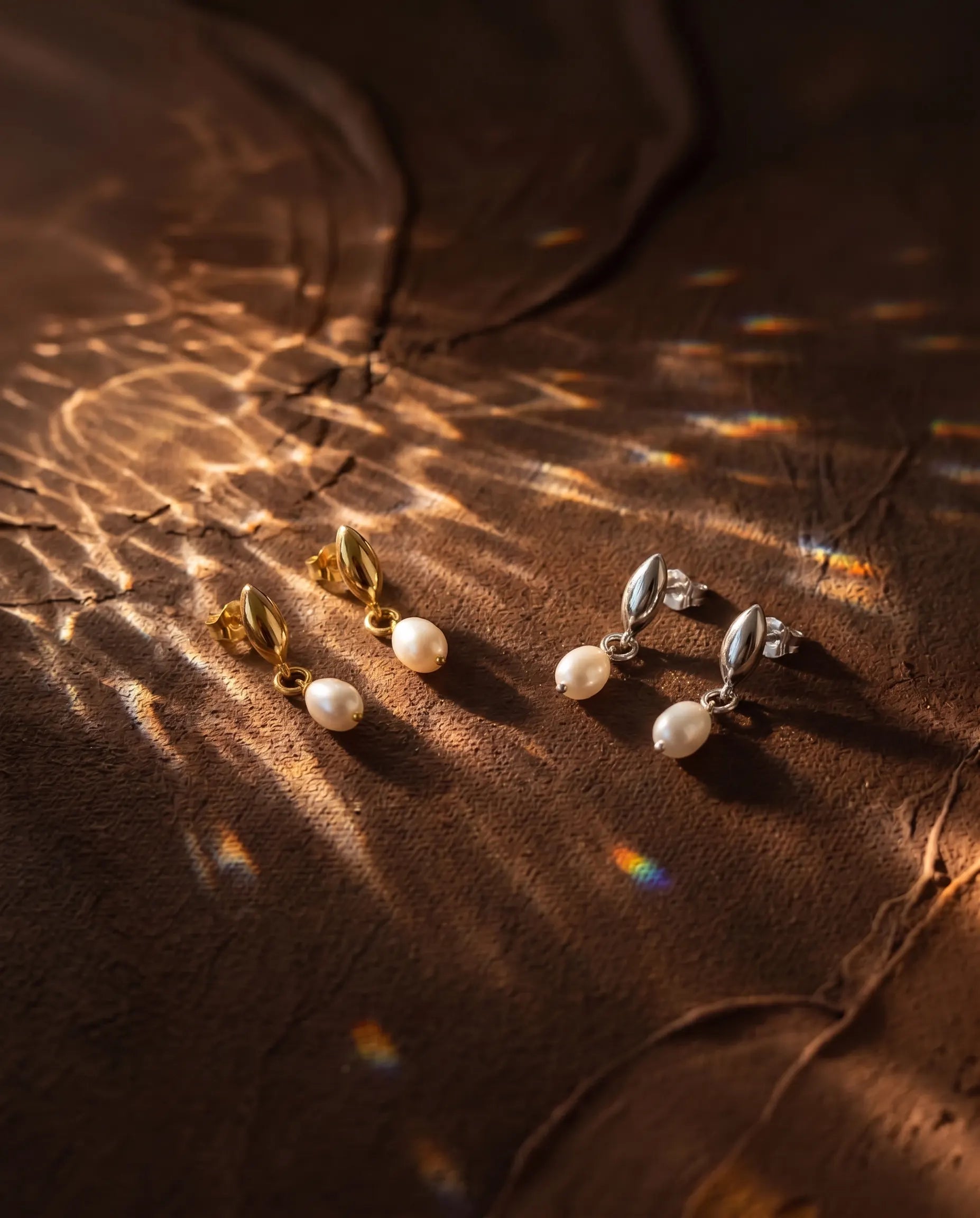 petal-pearl-drop-earrings-925-sterling-silver-18k-gold-plating, elegant-minimalist-botanical-jewelry-luxury, high-quality-hypoallergenic-tarnish-free-flower-pearl-drops, senya-jewelry-best-seller-petal