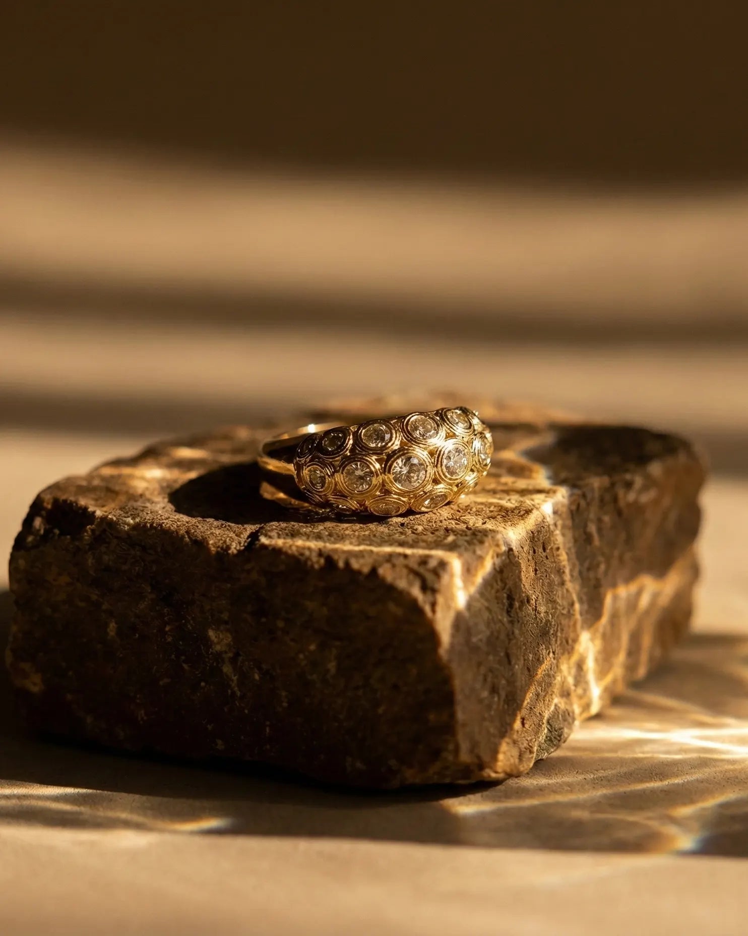 premium-quality-calytrix-starburst-crystal-ring, durable-gold-plating-detail-europe, anniversary-gift-gold-solitaire-ring, refined-minimalist-celestial-aesthetic, sustainable-steel-jewelry-brand-europe