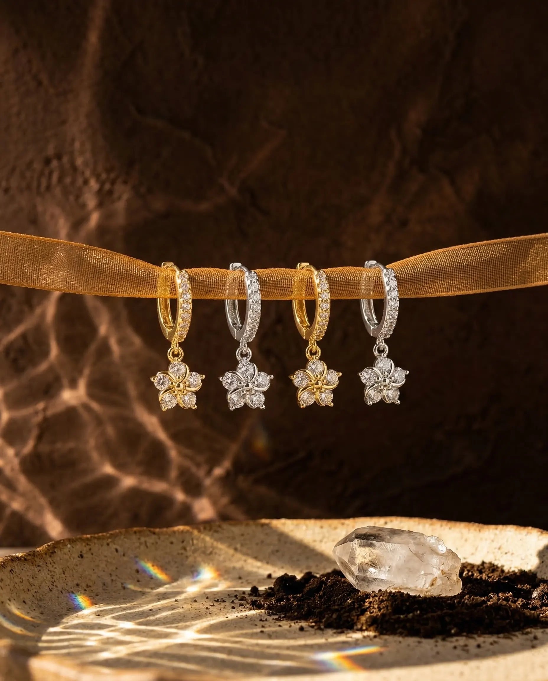 premium-quality-marie-shimmering-crystal-gold-earrings, sterling-silver-detail-europe, anniversary-gift-sparkling-celestial-jewelry, refined-minimalist-luxe-aesthetic, sustainable-silver-jewelry-brand-europe