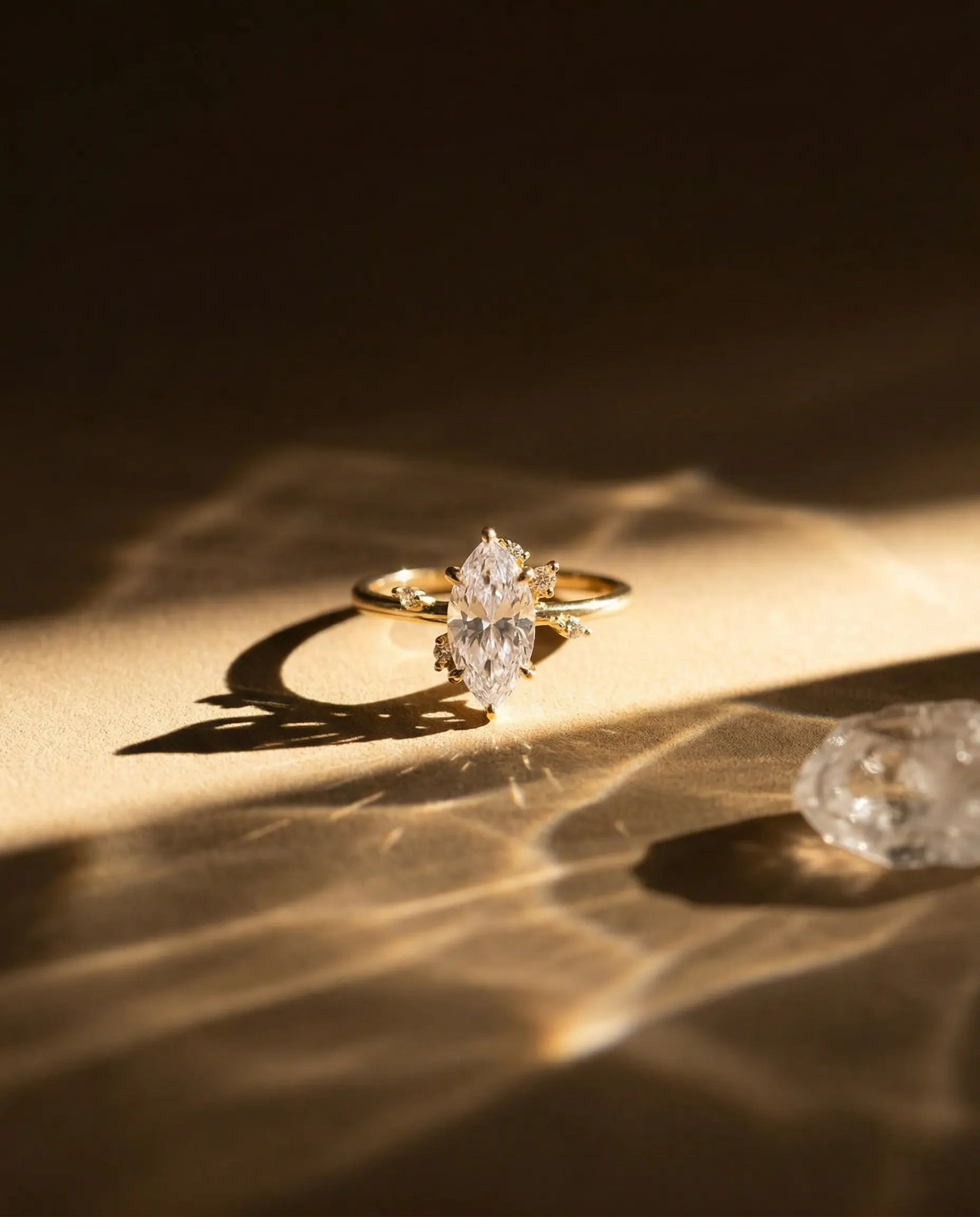 timeless-bold-aesthetic-maesta-marquise-ring-gold-silver, 18k-gold-plating-finish-detail-statement-ring, gift-ideas-for-women-elegant-gold-jewelry, luxury-boutique-jewelry-styling-europe