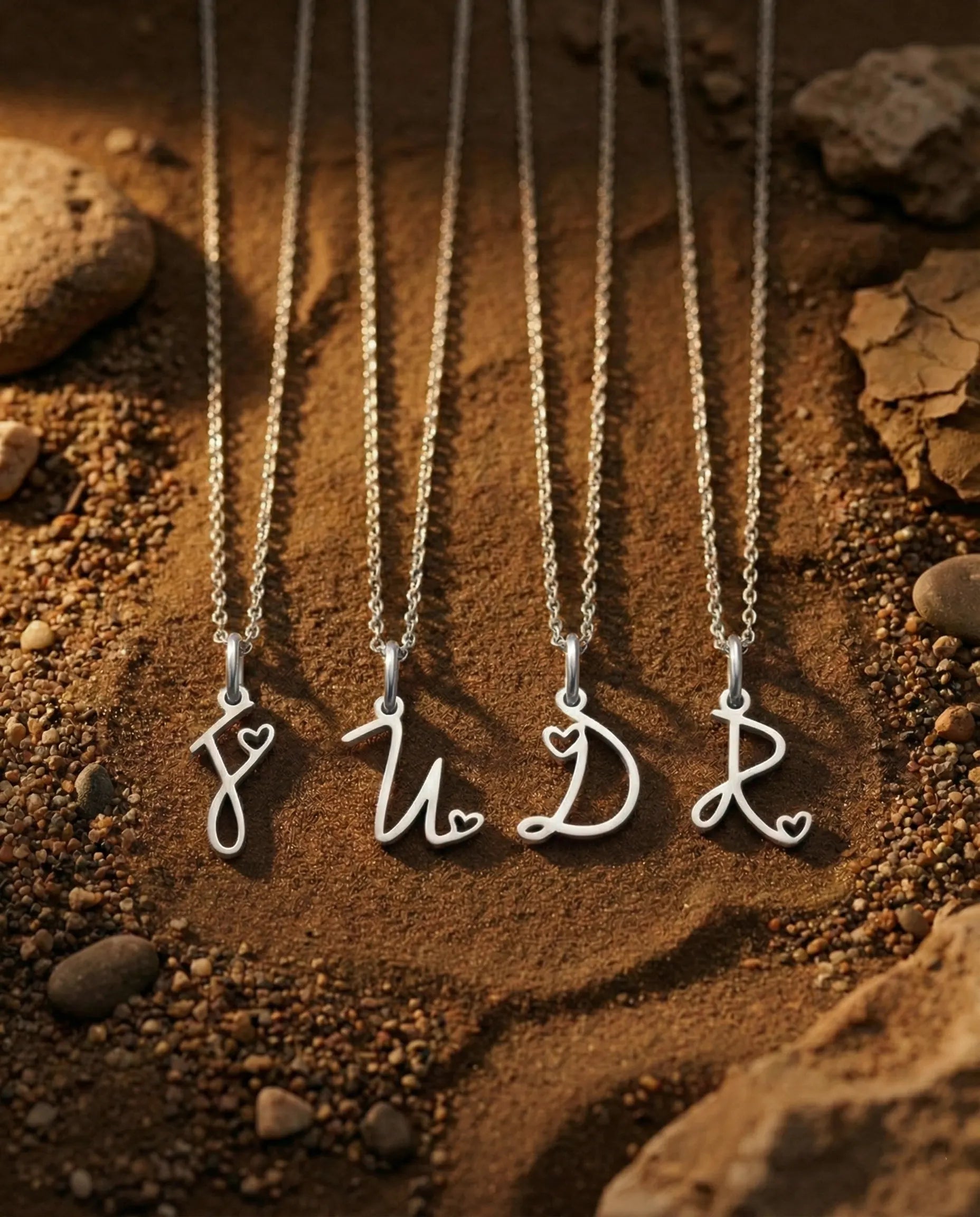 timeless-initial-aesthetic-necklace-modern, 18k-gold-pvd-detail-zahara-monogram, gift-ideas-for-women-personalized-jewelry, luxury-boutique-jewelry-netherlands, artistic-jewelry-flatlay-photography