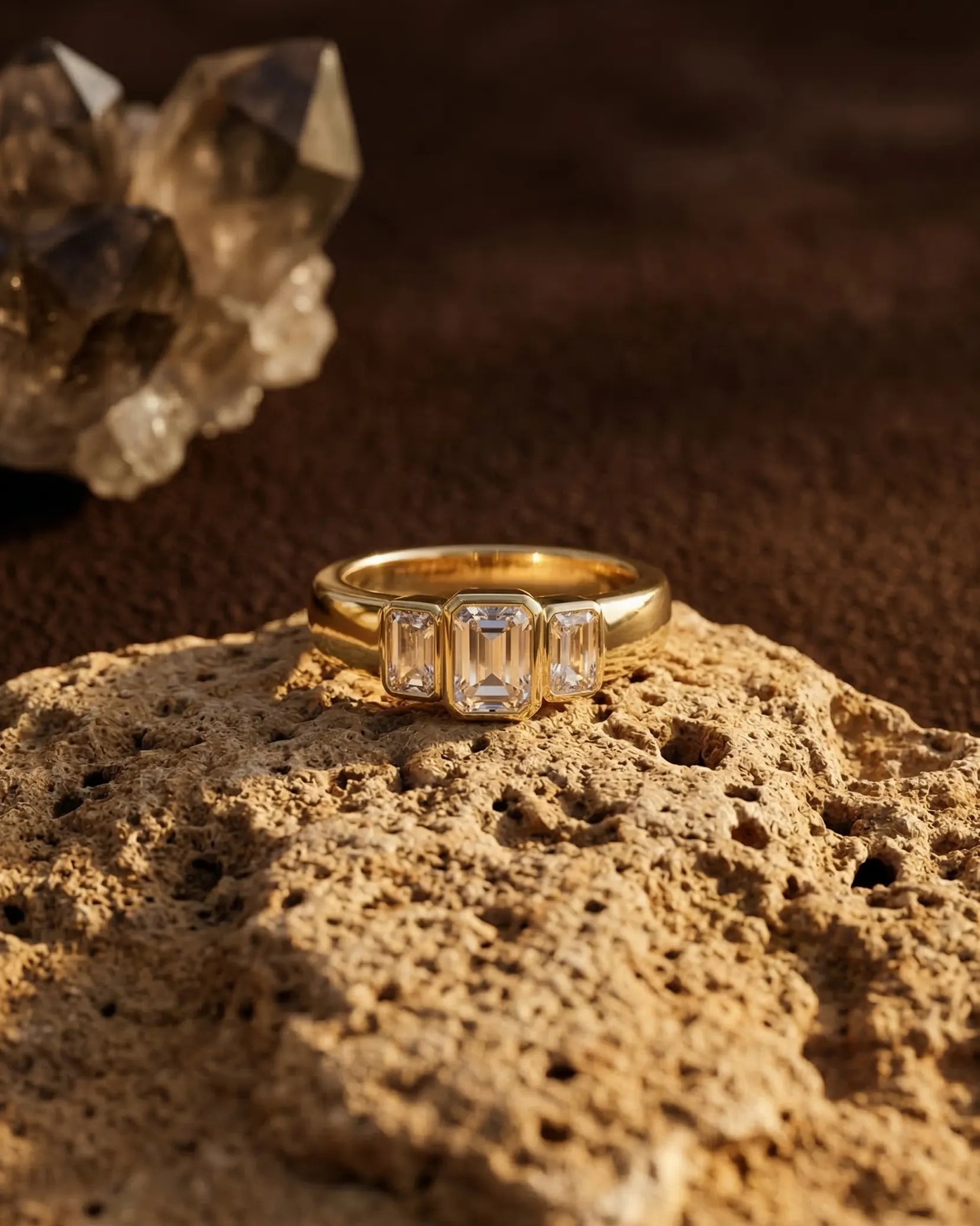 timeless-modern-aesthetic-wide-ribbed-ring-gold, 18k-gold-pvd-finish-detail-beam-ring, gift-ideas-for-women-bold-sparkling-jewelry, luxury-boutique-jewelry-netherlands, artistic-jewelry-flatlay-photography