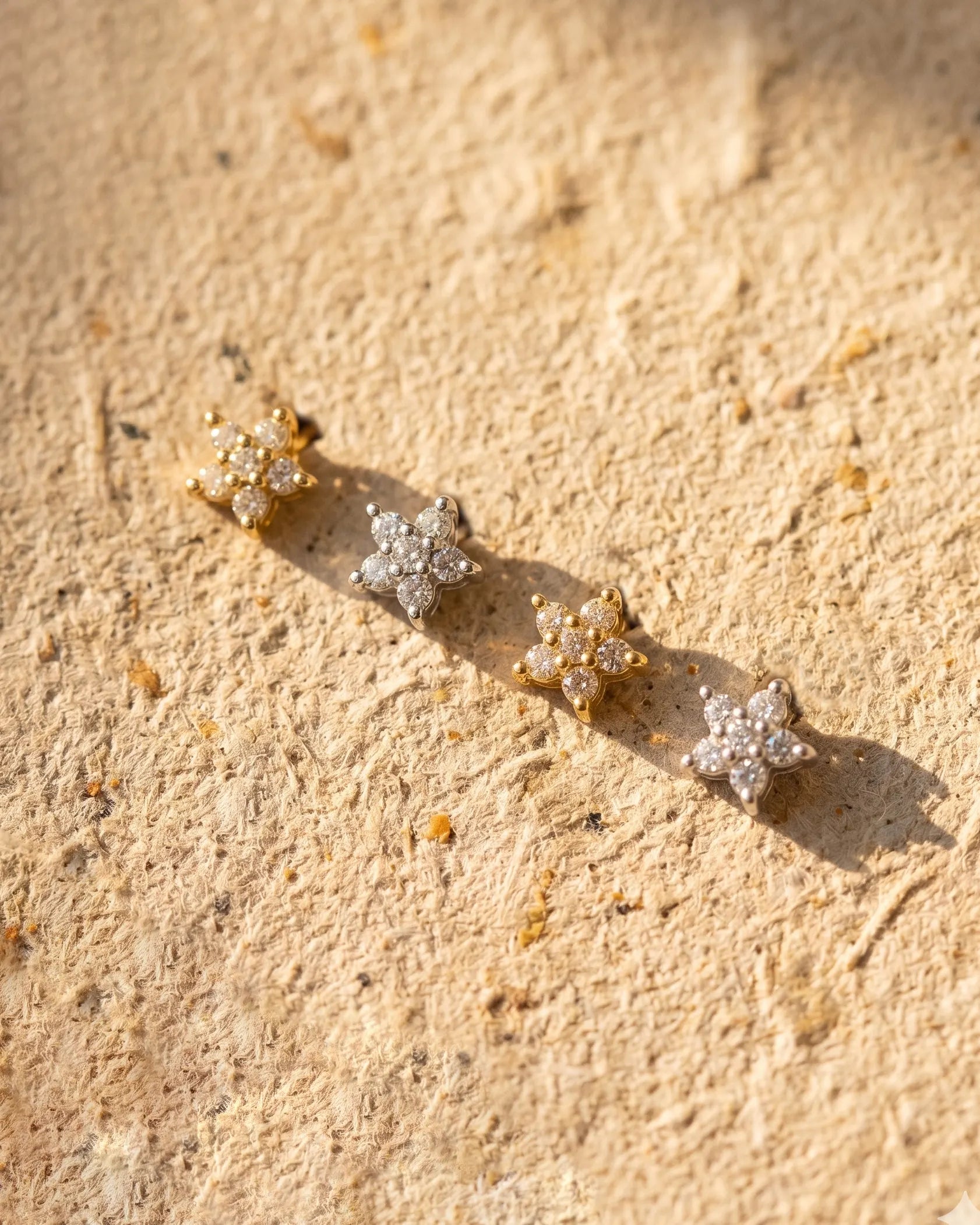 timeless-star-aesthetic-stud-earrings-modern, 18k-gold-finish-detail-alexa-studs, gift-ideas-for-women-celestial-jewelry, luxury-boutique-jewelry-netherlands, artistic-jewelry-flatlay-photography