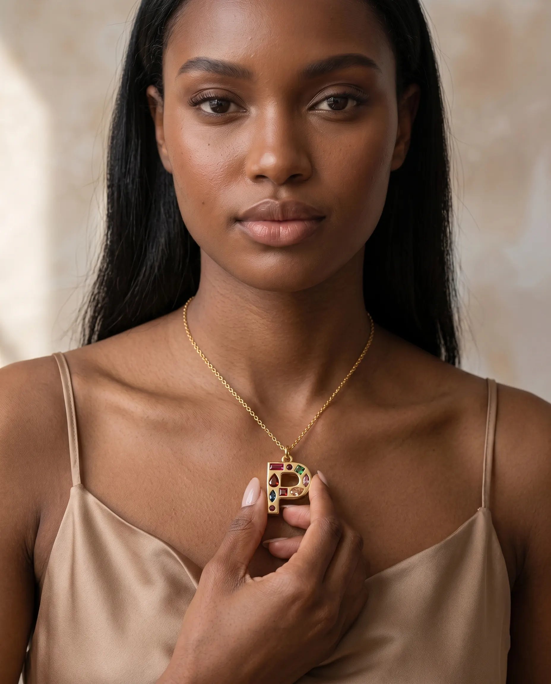 versatile-daily-wear-initial-necklace, effortless-elegance-custom-jewelry, minimalist-apparel-with-bold-initial-necklace, classy-gold-pvd-jewelry-lifestyle, high-shine-316l-stainless-steel-necklace, senya-jewelry-crystal-alphabet