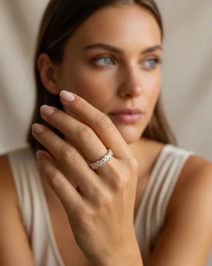versatile-daily-wear-silver-castel-statement-ring, effortless-high-end-crystal-jewelry-style, minimalist-accessories-for-refined-look, classy-925-silver-marquise-ring-lifestyle, senya-jewelry-castel-collection