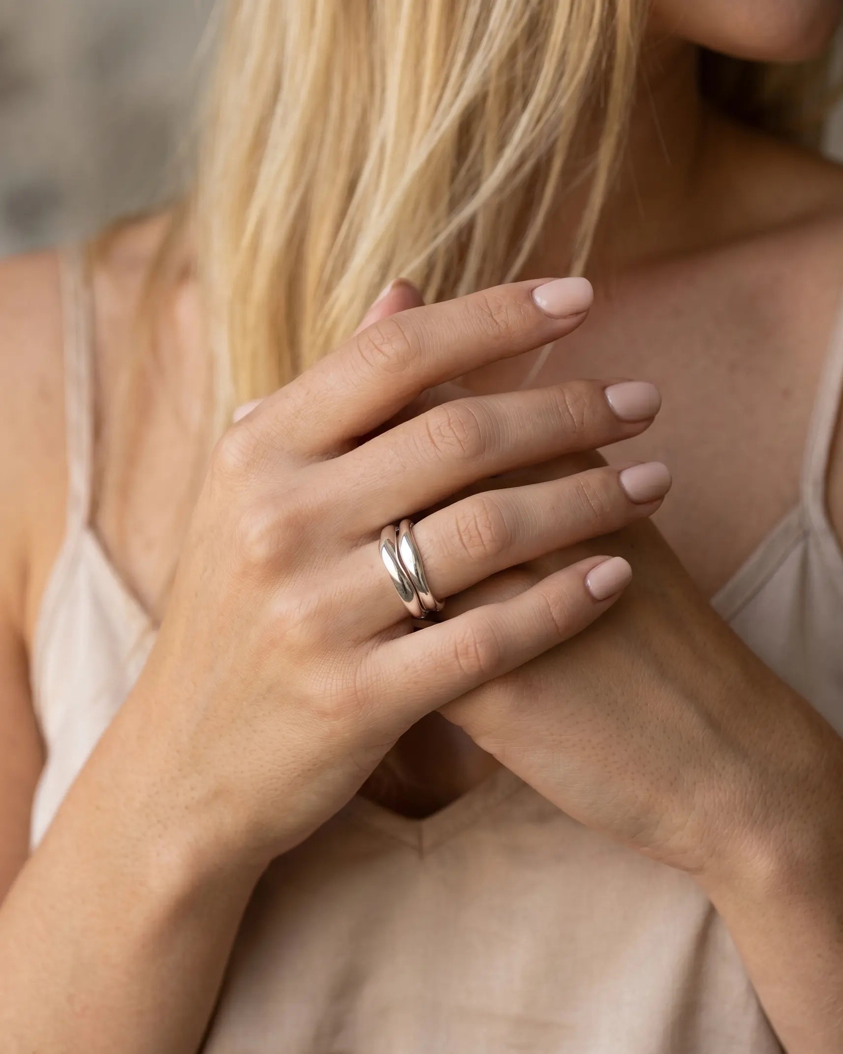versatile-daily-wear-stackable-ring-set, effortless-elegance-jewelry-style, minimalist-accessories-for-everyday-wear, classy-gold-silver-rings-lifestyle, senya-jewelry-lauren-collection